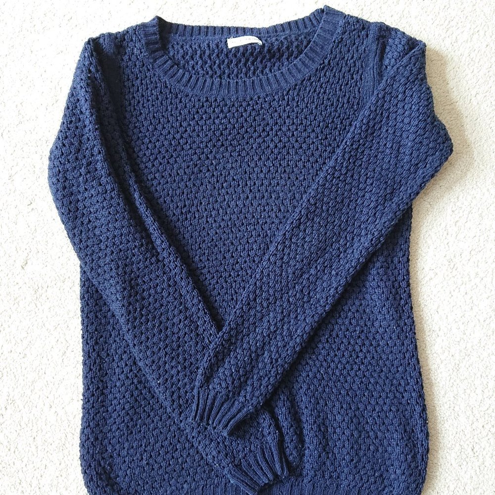 Blue Knit Sweater